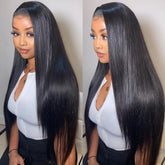 13x4 Straight Hair Wigs Human Hair - 14A